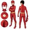 OneHeroSuits The Flash Cosplay Suit For Kids - Christmas Gift Ideas For Children Expert-level Cosplay Bodysuit & Zentai