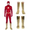 OneHeroSuits The Flash Season 8 Cosplay Shoes Gold Boots Costumes