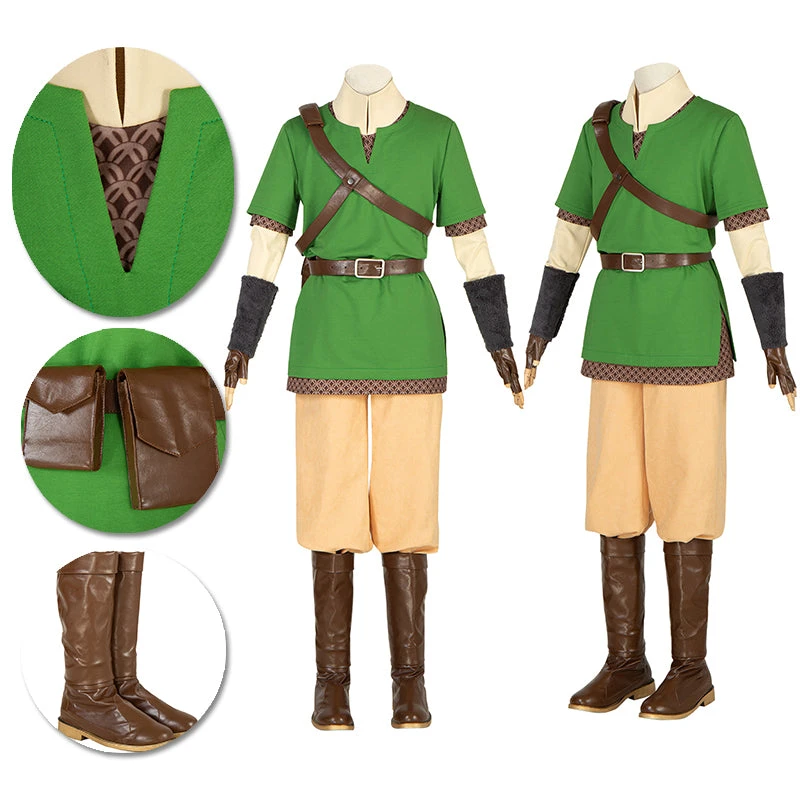 OneHeroSuits The Legend Of Zelda Skyward Sword Cosplay Costumes Link Cosplay Suits