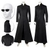 OneHeroSuits The Matrix 2 Cosplay Costume Reloaded Revolutions Neo Black Suit