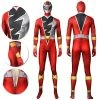1herosuits The Red Ranger Cosplay Costume KISHIRYU SENTAI RYUSOULGER Spandex Suit Costumes