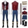 OneHeroSuits Thor 4 Love And Thunder Cosplay Costumes Red Vest Top Level Suits