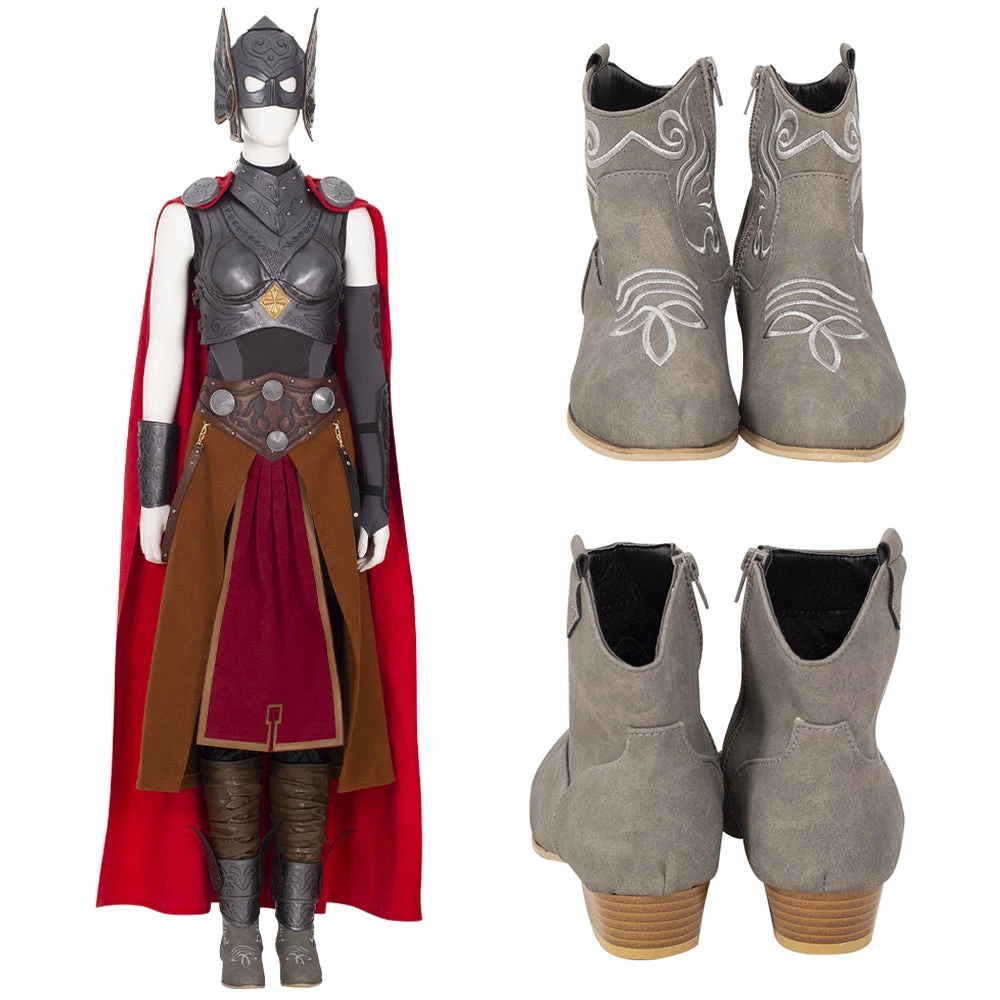 OneHeroSuits Thor Jane Foster Cosplay Boots Love And Thunder Top Level Shoes Costumes