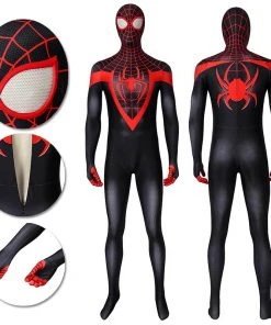 OneHeroSuits Ultimate Spider-Man Cosplay Costumes Miles Morales Cosplay Suit Zentai/Jumpsuit