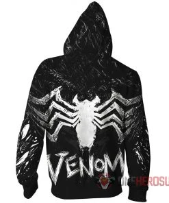 OneHeroSuits Cozy Hoodies Venom Hoodies Spider-man Venom Eddie Brock Creative Printed Hooded Sweatshirt