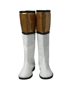 OneHeroSuits White Ranger Cosplay Shoes Mighty Morphin Power Rangers Boots