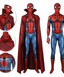 OneHeroSuits Zombie Hunter Spider-man Cosplay Costume 3D Printed Jumpsuits With Cloak