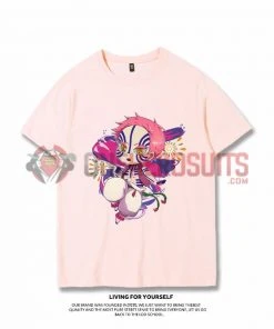 OneHeroSuits Demon Slayer Creative Print Anime Akaza T-shirt