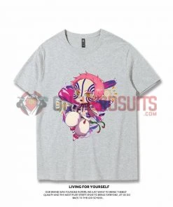 OneHeroSuits Demon Slayer Creative Print Anime Akaza T-shirt