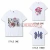 OneHeroSuits Demon Slayer Creative Print Anime Akaza T-shirt