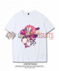 OneHeroSuits Demon Slayer Creative Print Anime Akaza T-shirt
