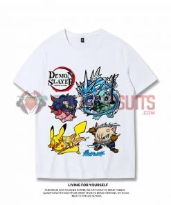 OneHeroSuits Demon Slayer Creative Print Anime Inosuke Character Combination T-shirt