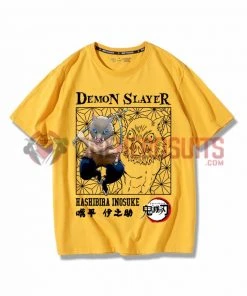 OneHeroSuits Demon Slayer Creative Print Anime Inosuke Nezuko/Tanjiro/Akaza/Inosuke T-shirt