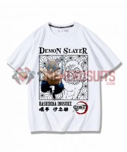 OneHeroSuits Demon Slayer Creative Print Anime Inosuke Nezuko/Tanjiro/Akaza/Inosuke T-shirt