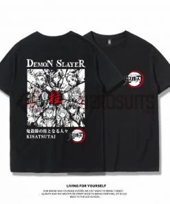 OneHeroSuits Demon Slayer Creative Print Anime T-shirt Kyoujurou/Giyuu/Kochou Shinobu