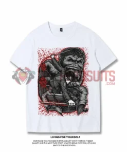 OneHeroSuits Attack On Titan Creative Print Anime T-shirt Eren/Levi