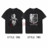 OneHeroSuits Attack On Titan Creative Print Anime Wings Of Liberty T-shirt