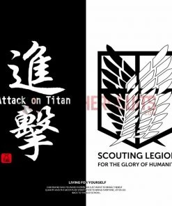 OneHeroSuits Attack On Titan Creative Print Anime Wings Of Liberty T-shirt