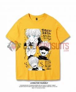 OneHeroSuits Jujutsu Kaisen Creative Print Anime T-shirt Gojo Satoru/Geto Suguru