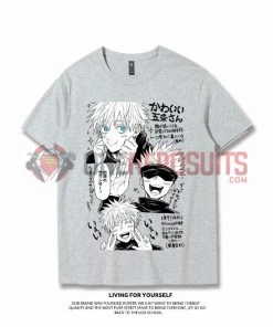 OneHeroSuits Jujutsu Kaisen Creative Print Anime T-shirt Gojo Satoru/Geto Suguru
