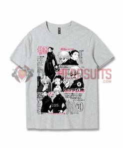 OneHeroSuits Jujutsu Kaisen Creative Print Anime Gojo Satoru And Geto Suguru Joint T-shirt