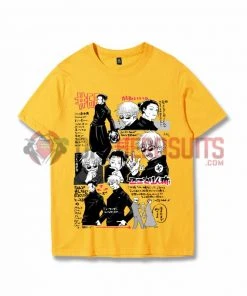 OneHeroSuits Jujutsu Kaisen Creative Print Anime Gojo Satoru And Geto Suguru Joint T-shirt