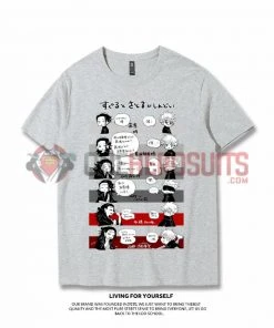 OneHeroSuits Jujutsu Kaisen Creative Print Anime Gojo Satoru And Geto Suguru Joint T-shirt