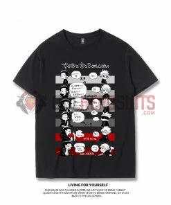 OneHeroSuits Jujutsu Kaisen Creative Print Anime Gojo Satoru And Geto Suguru Joint T-shirt