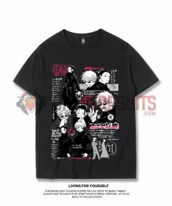 OneHeroSuits Jujutsu Kaisen Creative Print Anime Gojo Satoru And Geto Suguru Joint T-shirt