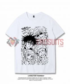 OneHeroSuits Jujutsu Kaisen Creative Print Anime T-shirt Two Styles Available
