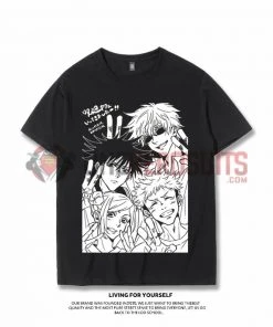 OneHeroSuits Jujutsu Kaisen Creative Print Anime T-shirt Two Styles Available
