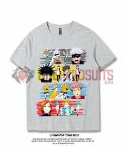 OneHeroSuits Jujutsu Kaisen Creative Print Anime T-shirt Kugisaki Nobara/Itadori Yuji