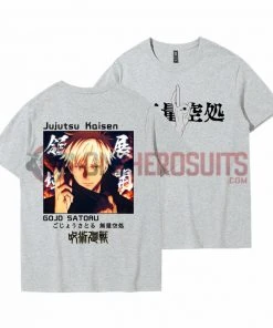 OneHeroSuits Jujutsu Kaisen Creative Print Anime Gojo Satoru Domain Expansion T-shirt