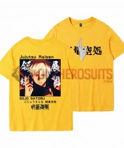 OneHeroSuits Jujutsu Kaisen Creative Print Anime Gojo Satoru Domain Expansion T-shirt