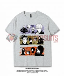 OneHeroSuits Jujutsu Kaisen Creative Print Anime Colorful T-shirt Geto Suguru/Gojo Satoru