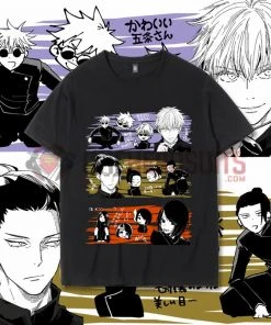 OneHeroSuits Jujutsu Kaisen Creative Print Anime Colorful T-shirt Geto Suguru/Gojo Satoru