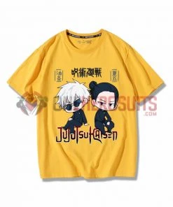 OneHeroSuits Jujutsu Kaisen Creative Print Anime Creative T-shirt Geto Suguru/Gojo Satoru