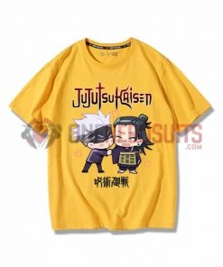 OneHeroSuits Jujutsu Kaisen Creative Print Anime Creative T-shirt Geto Suguru/Gojo Satoru