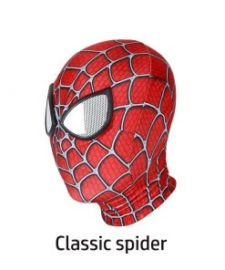OneHeroSuits Zentai/Jumpsuit Halloween Spider-man Mask With Half Face Shell Multiple Kinds