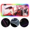 OneHeroSuits DARLING In The FRANXX Mouse Pad Zero Two Printed RGB Gaming Mouse Pad