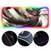 OneHeroSuits RGB LED Mouse Pad XL Naruto Kakashi Kamui Mangekyo Sharingan Creative Printing