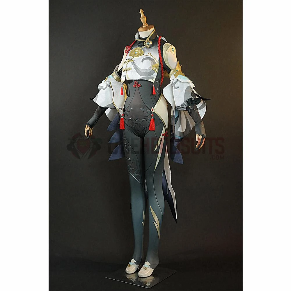 OneHeroSuits Genshin Impact ShenHe Cosplay Costume Costumes