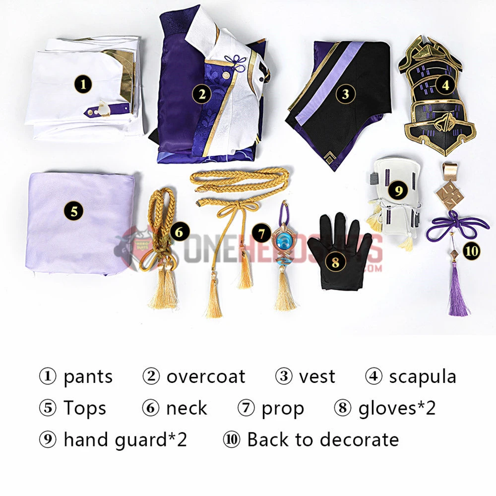 OneHeroSuits Genshin Impact Cosplay Costumes Kamisato Ayato Suits