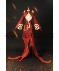 OneHeroSuits Genshin Impact Indarias Fire Yakshas Cosplay Costumes