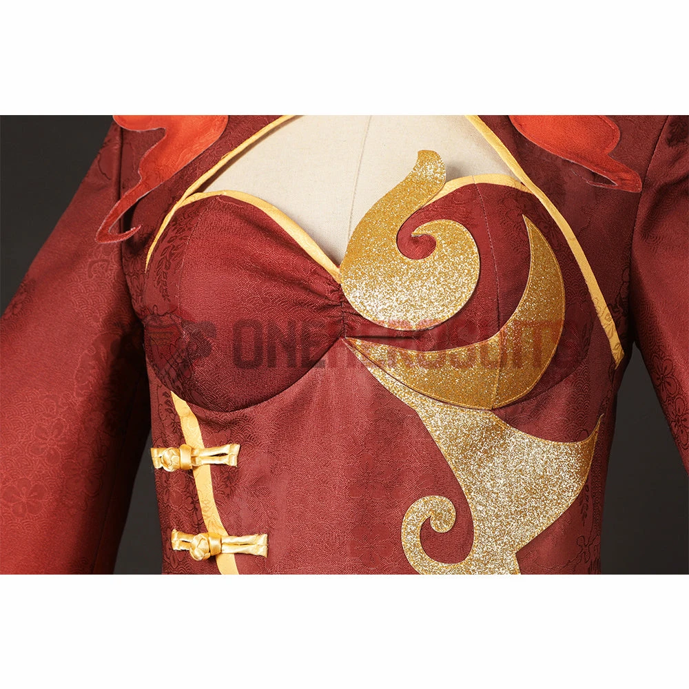 OneHeroSuits Genshin Impact Indarias Fire Yakshas Cosplay Costumes