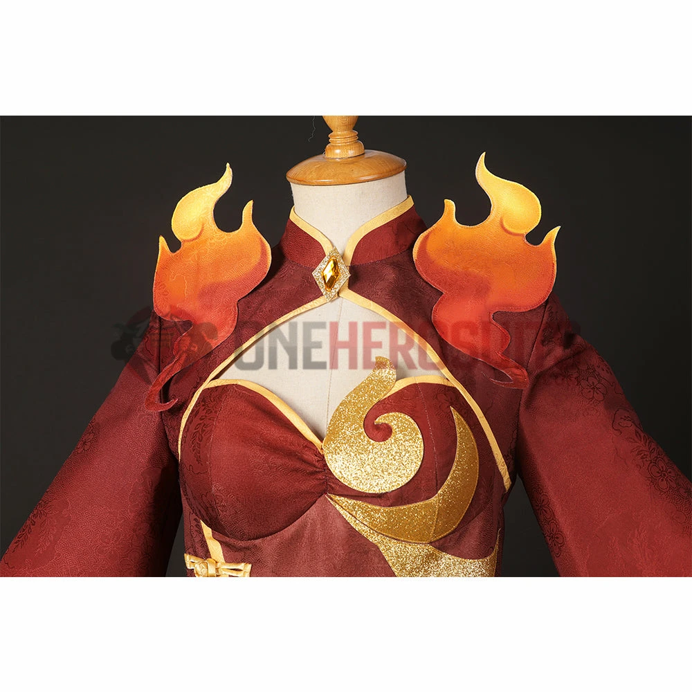 OneHeroSuits Genshin Impact Indarias Fire Yakshas Cosplay Costumes