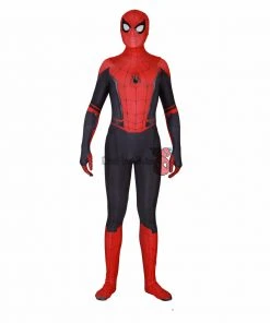 OneHeroSuits Spider Man Spandex Suit Far From Home Black And Red Cosplay Bodysuit Zentai/Jumpsuit
