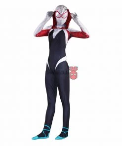 OneHeroSuits Gwen Stacy Spider Suit Into The Spider Verse Gwen Cosplay Bodysuit Zentai/Jumpsuit