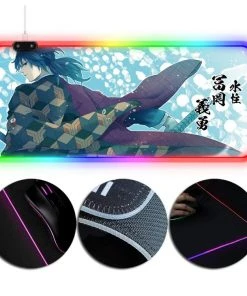 OneHeroSuits RGB Painting Mouse Pad Demon Slayer Giyu Tomioka Creative Mouse Pad