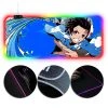 OneHeroSuits Demon Slayer Tanjiro Water Breathing Printed RGB Gaming Mouse Pad Extra Large